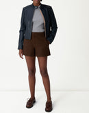 Jaqueta Couro Pelica Deluxe- Azul Marinho