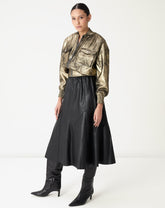Saia Midi Statement Essential - Preto
