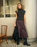 SAIA MIDI STATEMENT ESSENTIAL - BURGUNDY