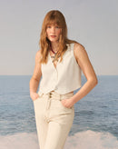 COLETE DETALHE BOTÕES - BRANCO