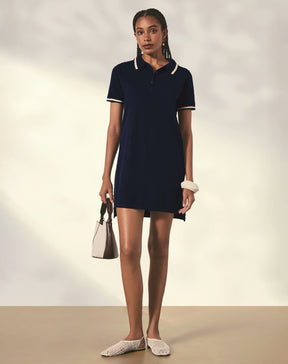 VESTIDO POLO - AZUL MARINHO