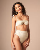 Top com Aro Magnólia Areia - Areia