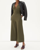 MACACÃO COM ALÇAS DE ALFAIATARIA - VERDE