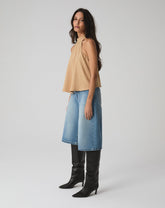 BLUSA FRENTE ÚNICA - AREIA