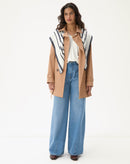 CALÇA JEANS WIDE CINTURA ALTA - AZUL CLARO