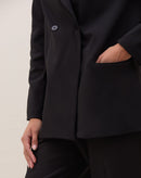 BLAZER ABOTOAMENTO DUPLO - PRETO