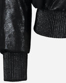 JAQUETA BOMBER METALIZADA - PRETO