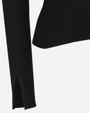 SUÉTER TRICOT GOLA CARECA - PRETO