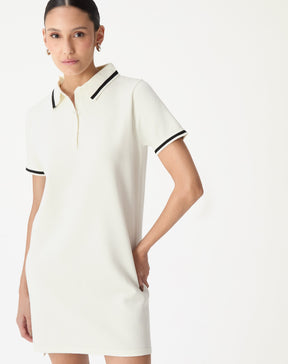 VESTIDO POLO - OFF-WHITE