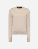 SUÉTER CASHMERE DELUXE GOLA CARECA - CAQUI