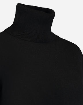Suéter Cashmere Deluxe Gola Alta  - PRETO