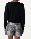 SUÉTER CASHMERE DELUXE GOLA V  - PRETO