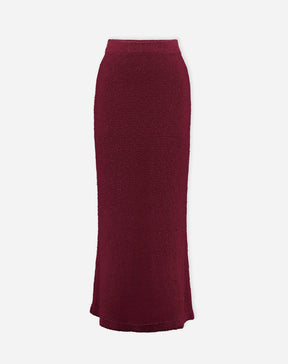 SAIA LONGA TRICOT - VERMELHO