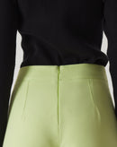 CALÇA RETA DE ALFAIATARIA - VERDE