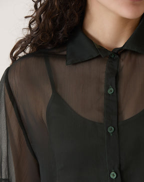 CAMISA MANGA CURTA - VERDE
